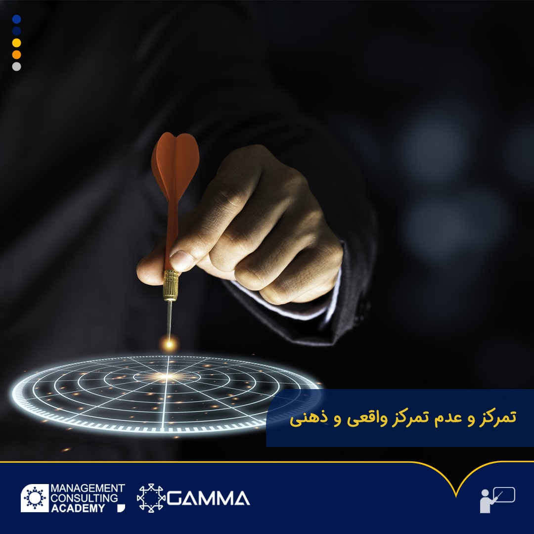 تمرکز و عدم تمرکز واقعی و ذهنی